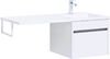 Тумба с раковиной Aquanet Токио 110 R белый (подвесная, 1 ящик)