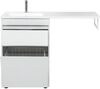 Тумба с раковиной Aquanet Токио 120 L белый (напольная, 1 ящик)
