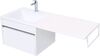 Тумба с раковиной Aquanet Токио 120 L белый (подвесная, 1 ящик)