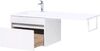 Тумба с раковиной Aquanet Токио 120 L белый (подвесная, 1 ящик)