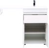 Тумба с раковиной Aquanet Токио 120 R белый (напольная, 1 ящик, 2 дверцы)