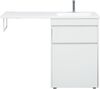 Тумба с раковиной Aquanet Токио 120 R белый (напольная, 1 ящик)