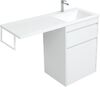 Тумба с раковиной Aquanet Токио 120 R белый (напольная, 1 ящик)