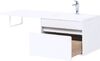 Тумба с раковиной Aquanet Токио 120 R белый (подвесная, 1 ящик)