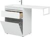 Тумба с раковиной Aquanet Токио 130 L белый (напольная, 1 ящик)