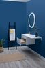 Тумба с раковиной Aquanet Токио 130 L белый (подвесная, 1 ящик)