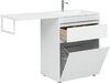 Тумба с раковиной Aquanet Токио 130 R белый (напольная, 1 ящик)
