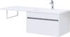 Тумба с раковиной Aquanet Токио 130 R белый (подвесная, 1 ящик)