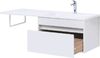 Тумба с раковиной Aquanet Токио 130 R белый (подвесная, 1 ящик)