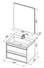 Комплект мебели для ванной Aquanet Lino 70 белый матовый