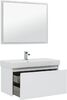 Комплект мебели для ванной Aquanet Nova Lite 100 белый (1 ящик)