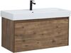 Комплект мебели для ванной Aquanet Nova Lite 100 дуб рустикальный (1 ящик)