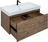 Комплект мебели для ванной Aquanet Nova Lite 100 дуб рустикальный (1 ящик)