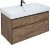 Комплект мебели для ванной Aquanet Nova Lite 100 дуб рустикальный (2 ящика)