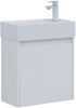 Комплект мебели для ванной Aquanet Nova Lite 50 белый глянец (с дверецей)