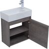 Комплект мебели для ванной Aquanet Nova Lite 50 дуб рошелье (с дверецей)