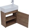 Комплект мебели для ванной Aquanet Nova Lite 50 дуб рустикальный (с дверецей)