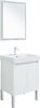 Комплект мебели для ванной Aquanet Nova Lite 60 белый глянец (2 дверцы)