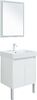Комплект мебели для ванной Aquanet Nova Lite 60 белый глянец (2 дверцы)