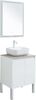 Комплект мебели для ванной Aquanet Nova Lite 60 белый глянец (2 дверцы)