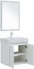 Комплект мебели для ванной Aquanet Nova Lite 60 белый глянец (2 дверцы)