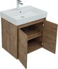 Комплект мебели для ванной Aquanet Nova Lite 60 дуб рустикальный (2 дверцы)