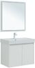 Комплект мебели для ванной Aquanet Nova Lite 75 белый глянец (2 дверцы)