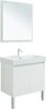 Комплект мебели для ванной Aquanet Nova Lite 75 белый глянец (2 дверцы)