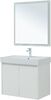 Комплект мебели для ванной Aquanet Nova Lite 75 белый глянец (2 дверцы)
