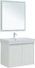 Комплект мебели для ванной Aquanet Nova Lite 75 белый глянец (2 дверцы)