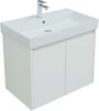 Комплект мебели для ванной Aquanet Nova Lite 75 белый глянец (2 дверцы)