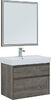 Комплект мебели для ванной Aquanet Nova Lite 75 дуб рошелье (2 ящика)