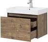 Комплект мебели для ванной Aquanet Nova Lite 75 дуб рустикальный (1 ящик)