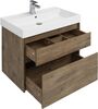 Комплект мебели для ванной Aquanet Nova Lite 75 дуб рустикальный (2 ящика)