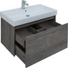 Комплект мебели для ванной Aquanet Nova Lite 90 дуб рошелье (1 ящик)