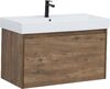 Комплект мебели для ванной Aquanet Nova Lite 90 дуб рустикальный (1 ящик)