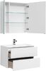 Комплект мебели для ванной Aquanet Алвита 80 белый