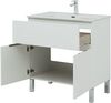 Комплект мебели для ванной Aquanet Алвита New 80 1 ящик, 2 дверцы, белый матовый