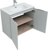 Комплект мебели для ванной Aquanet Алвита New 80 2 дверцы, серый