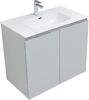 Комплект мебели для ванной Aquanet Алвита New 80 2 дверцы, серый