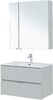 Комплект мебели для ванной Aquanet Алвита New 80 2 ящика, серый