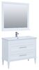 Комплект мебели для ванной Aquanet Бостон М 100 белый (лит. мрамор)