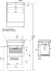 Комплект мебели для ванной Aquanet Нота 50 (Moduo Slim) белый