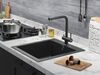 Смеситель для кухни Paulmark Skalen Sk213020-418 цвет черный