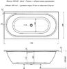Акриловая ванна Aquanet Ideal 180x90