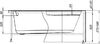 Каркас сварной для акриловой ванны Aquanet Mia140x80 L/R