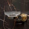Мыльница настенная Boheme Royal Cristal 10923-G-B золото