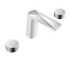 Смеситель для раковины Boheme VENTURO белый, хром, ручка DIAMOND 150-WCR-DIAMOND
