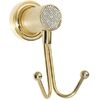 Крючок двойной Boheme Royal Cristal 10926-G-B золото