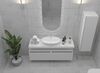 Столешница под раковину Boheme Armadi Art Flat 140 869-140 Белая